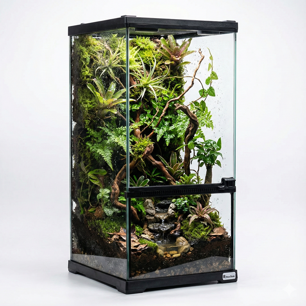 New Run Terrarium 20 × 20 × 45 cm detail 1