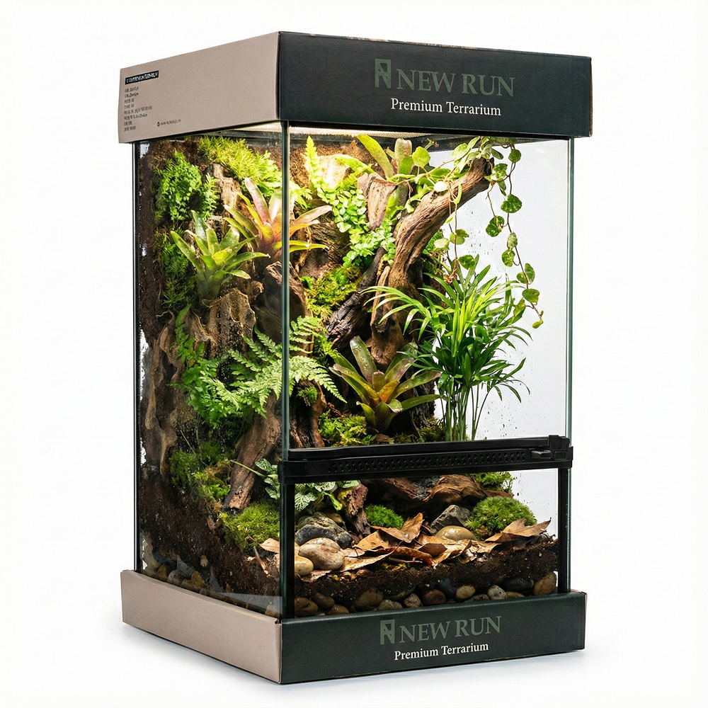 New Run Terrarium 20 × 20 × 45 cm detail 2