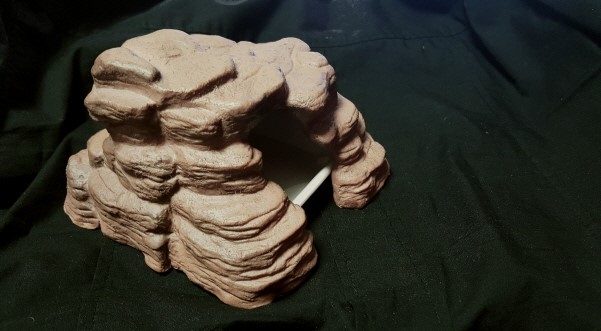 JIF グランドキャニオン 岩風ウェットシェルター（中） （水入れ付き） detail 2