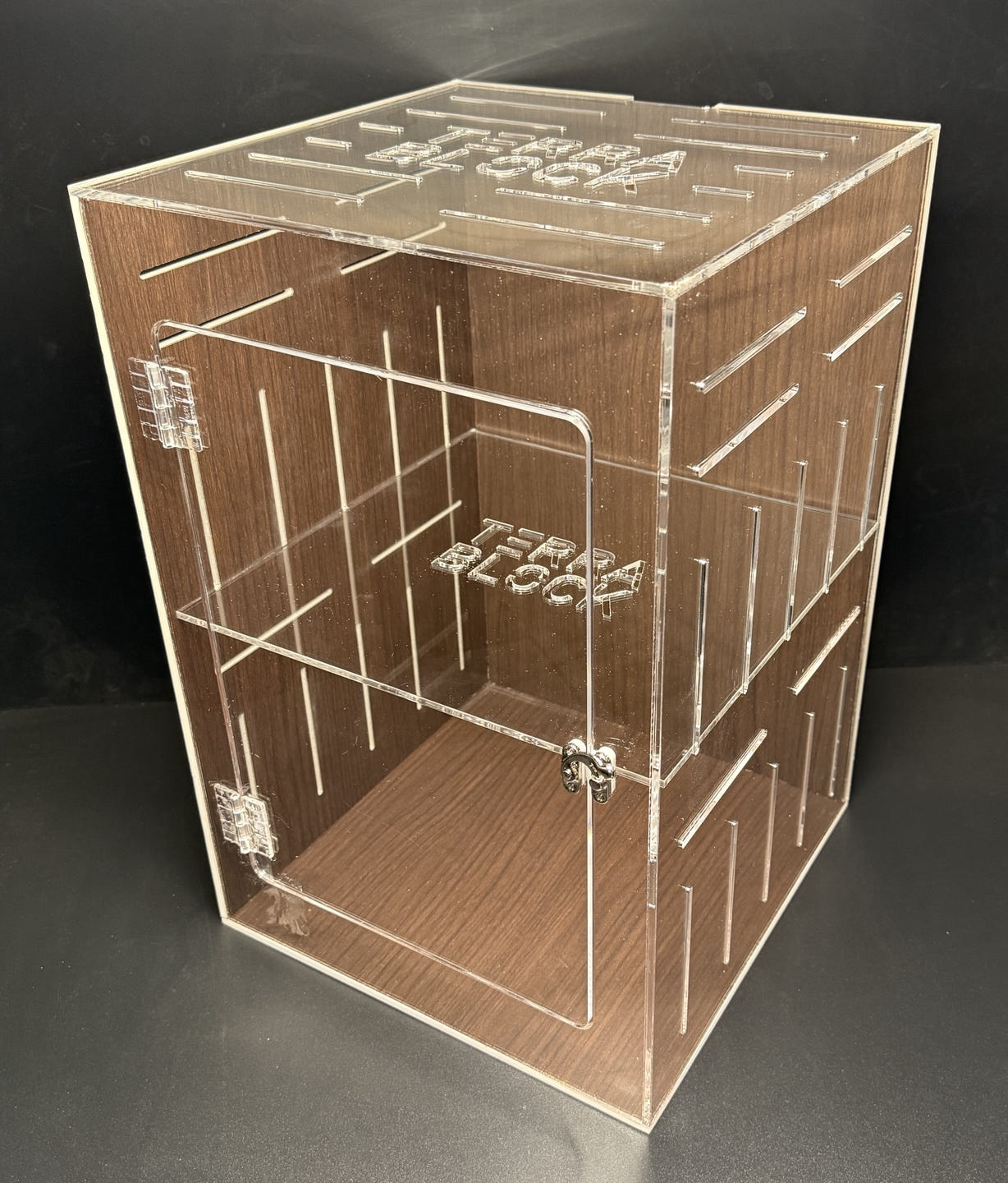 テラブロック 25 × 25 × 38 2in1 アクリル製テラリウムケージ detail 1