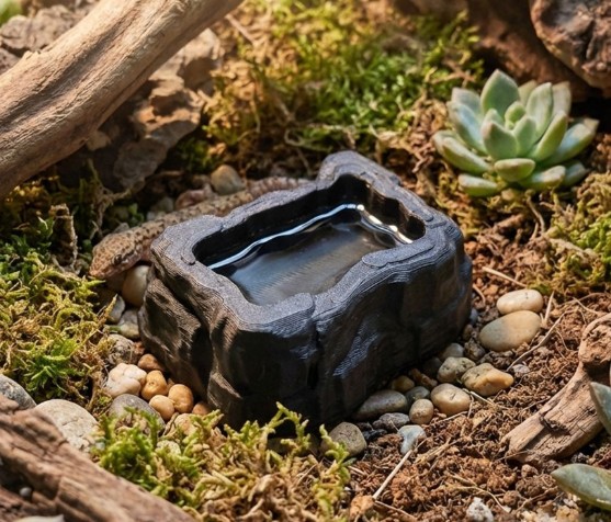 JIF プラストーン 岩場風 水入れ detail 1